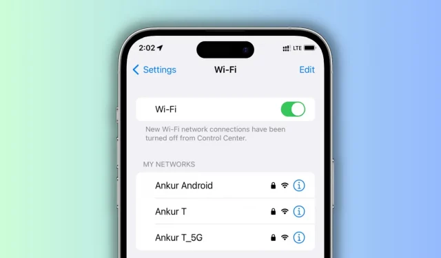 Kaip išvengti automatinio „iPhone“ perjungimo iš „Wi-Fi“ į korinio ryšio duomenis