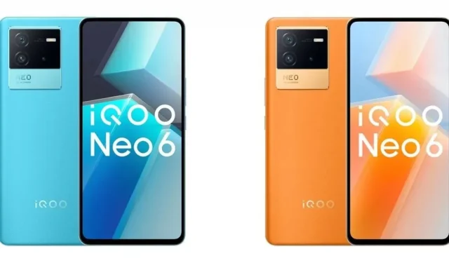 Iqoo Neo 6 lanzado con pantalla Snapdragon 8 Gen 1 120Hz: precio, especificaciones