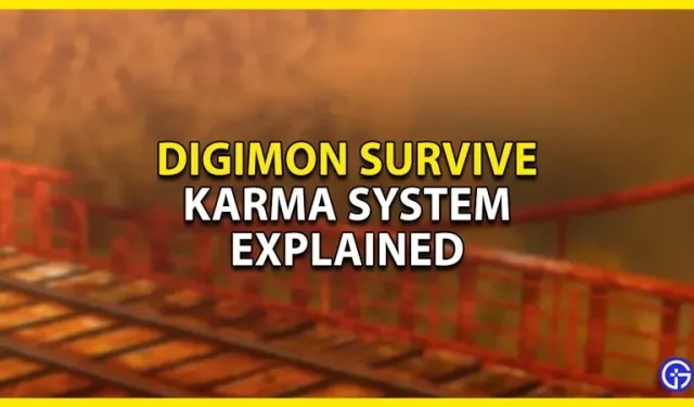 Explication du système Digimon Survive Karma