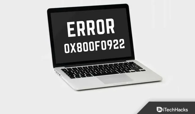 Jak opravit chybu KB5003173 způsobující 0x800f0922