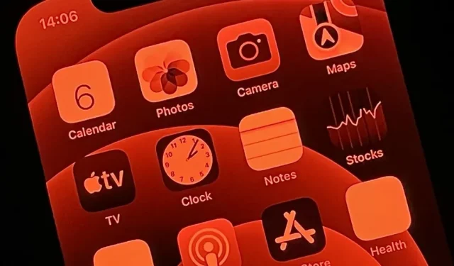 Kuinka tehdä yönäköstäsi selkeä iPhonen piilotetulla punaisella näytöllä