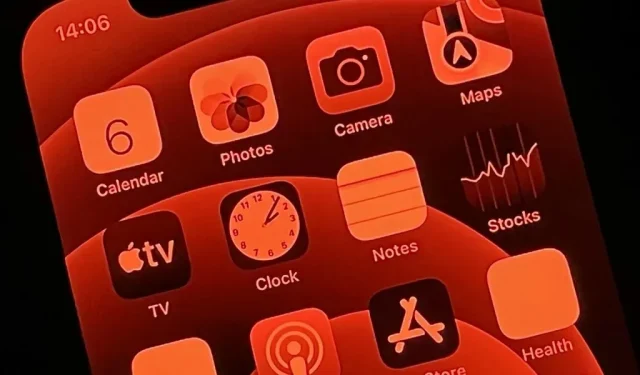 Mantén tu visión nocturna nítida con el iPhone con pantalla roja oculta