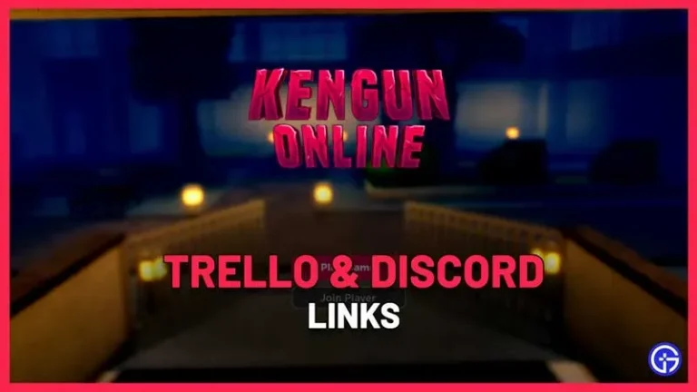 Kengun Online Trello Link and Discord Wiki