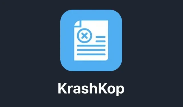 KrashKop je nový lehký reportér havárií pro jailbreaknutá zařízení iOS 15 a 16.