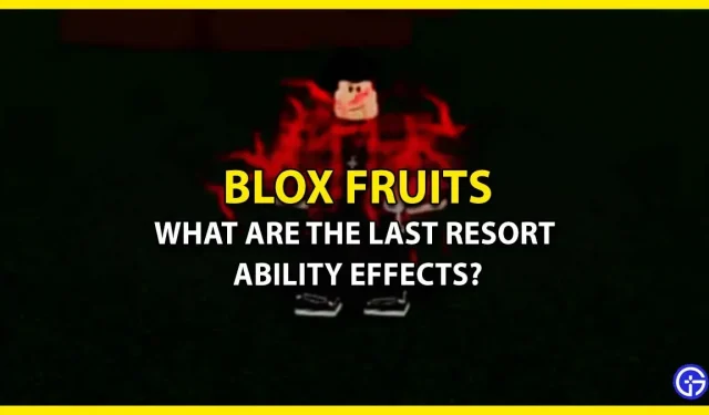 Ostatnia deska ratunku w Blox Fruits: co robi? (Efekty i zastosowanie)