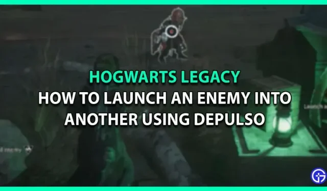 Hoe je een vijand tegen een andere lanceert met Depulso in Hogwarts Legacy