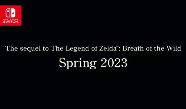 Legend of Zelda’s Breath of the Wild Sequel officieel uitgesteld tot 2023