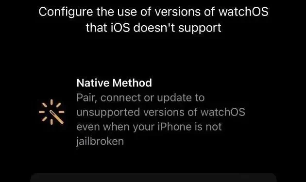 Entwickler Legizmo arbeitet daran, die Kopplung der Apple Watch mit nicht unterstützter Firmware auf Geräten zu ermöglichen, ohne über TrollStore gehackt zu werden
