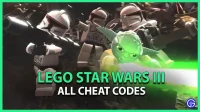 Všechny cheaty pro LEGO Star Wars 3 (březen 2023)