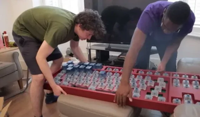 Monstruoso teclado mecánico de bricolaje cuesta $ 14,000