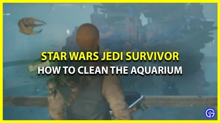 Jedi Survivor: How to Unlock & Clean the Aquarium