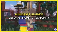 All Minecraft Legends Biomes – Resources and More