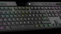 Corsair crams 4 extra keys into an extremely thin wireless mechanical keyboard 