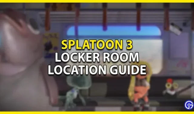 Шафки Splatoon 3: Розташування роздягальні