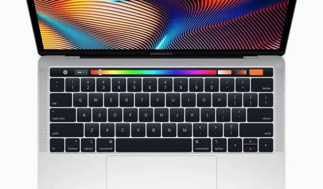 Die Touch Bar des Apple MacBook Pro ist möglicherweise nicht vollständig verschwunden