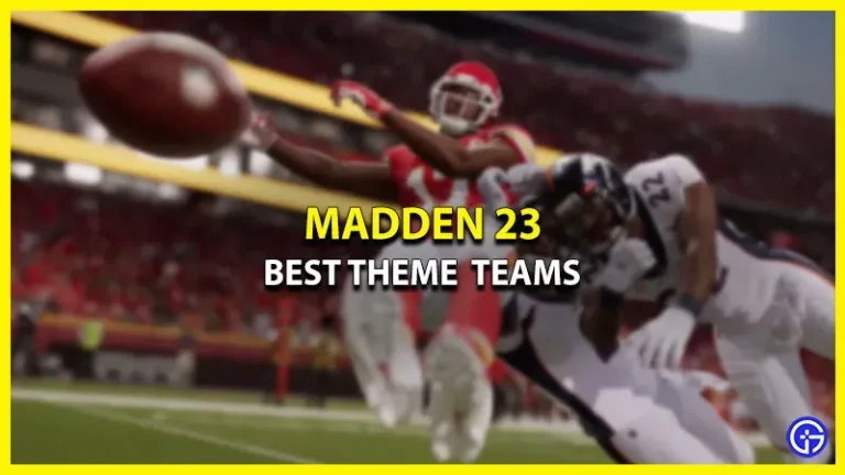 Madden 23 Best Thematic Teams Ranking