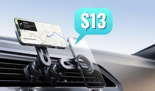 Сейчас это популярное автомобильное крепление для iPhone на магнитах стоит всего 13 долларов.