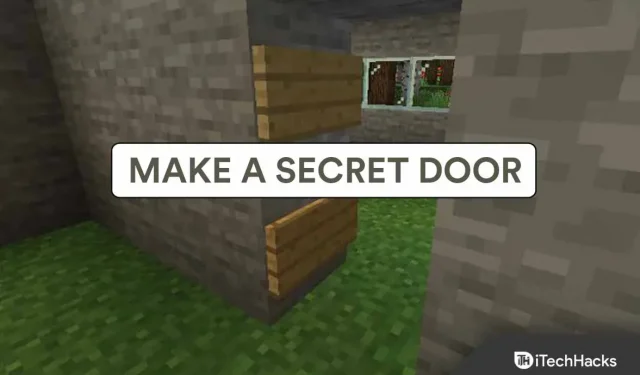 como hacer una puerta secreta en minecraft