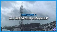 Alle details en POI’s op Warzone 2-kaarten (Al-Mazra Island en Asika)