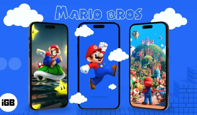 Puikūs Mario Bros iPhone tapetai 2023 m. (nemokamas atsisiuntimas)
