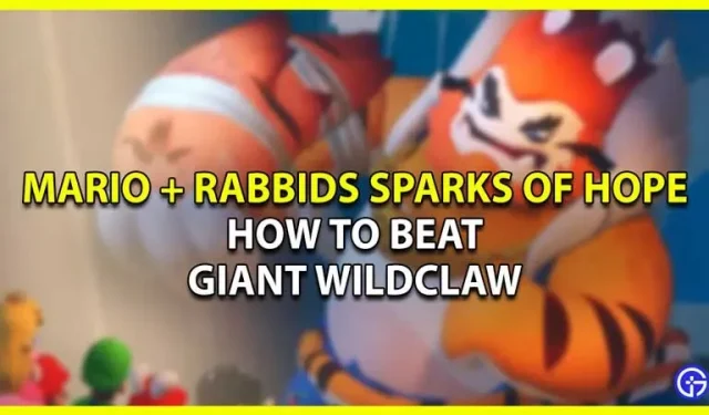 Mario + Lapins Crétins Sparks of Hope : comment vaincre le géant WildClaw ?
