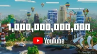 YouTube viert 1 biljoen views van Minecraft-content op het platform