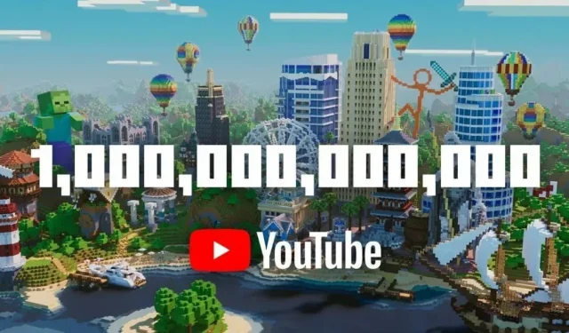 YouTube slaví 1 bilion zhlédnutí obsahu Minecraft na platformě