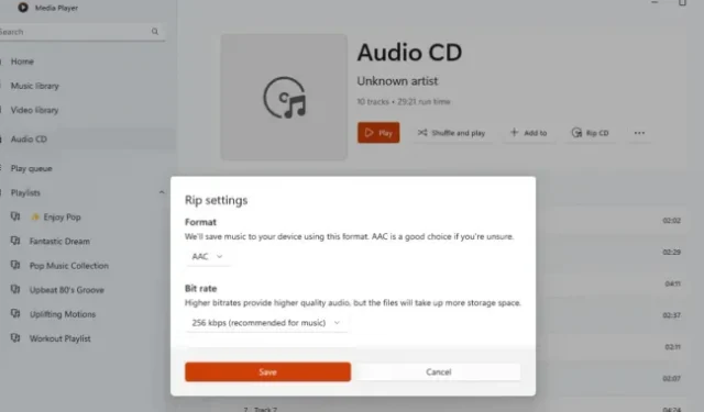 Venter du stadig på at kopiere din cd-samling? Den nye Windows Media Player-app kan hjælpe