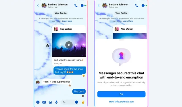 Facebook Messenger : plus d’options avec des conversations cryptées