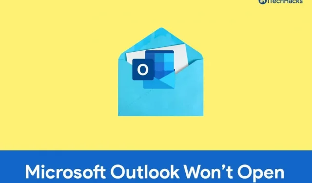 Kaip pataisyti „Microsoft Outlook“ nebus atidaryta „Windows 10/11“.