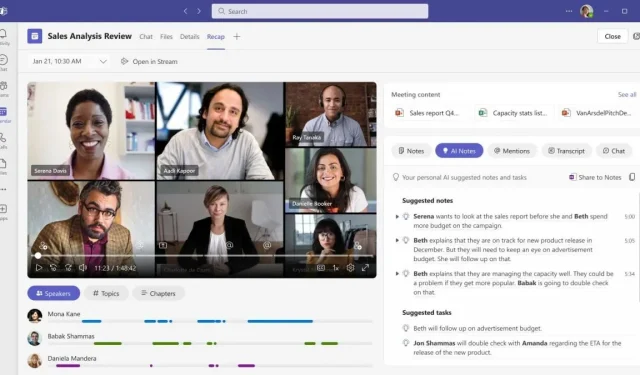 Microsoft lanceert Teams Premium met door OpenAI aangedreven functies