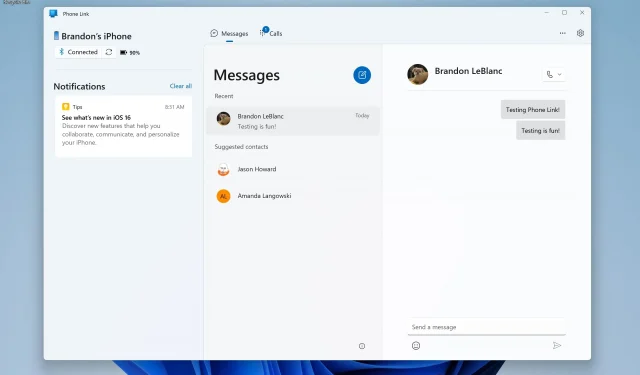 Microsoft aggiunge l’accesso iMessage a Windows senza bolle blu e verdi