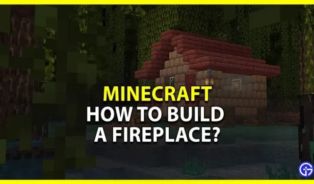 Minecraft: how to build a fireplace