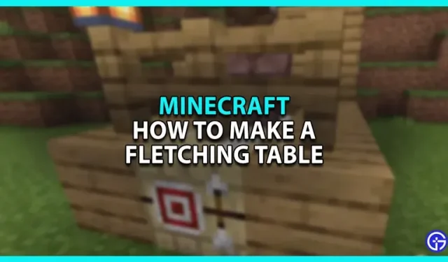 How to make a feather table in minecraft