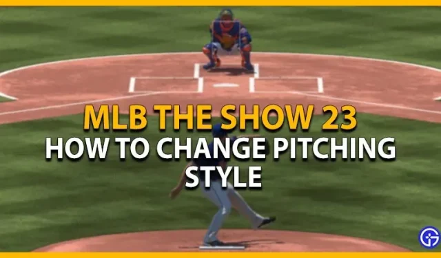 MLB The Show 23에서 투구 스타일을 변경하는 방법
