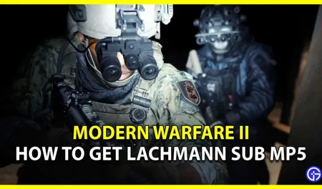Como obter Lachmann Sub MP5 em Modern Warfare 2