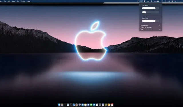 Säädä ulkoisen näytön kirkkautta macOS:ssä MonitorControlilla