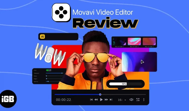Norėdami sukurti patrauklių vaizdo įrašų, naudokite „Mac Movavi“ vaizdo įrašų rengyklę