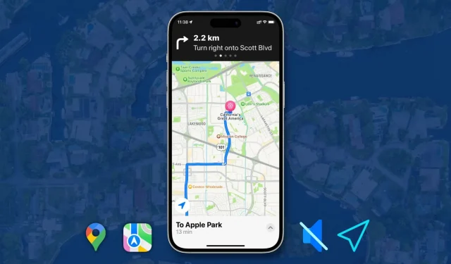 Як налаштувати гучність покрокової навігації в Apple Maps і Google Maps на iPhone