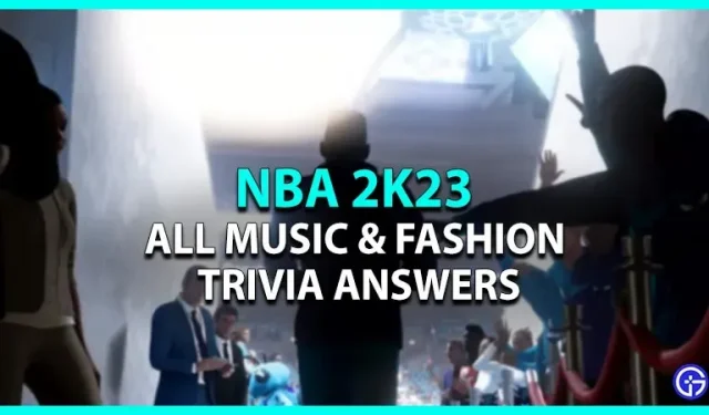 NBA 2K23 All music and fashion questions answered