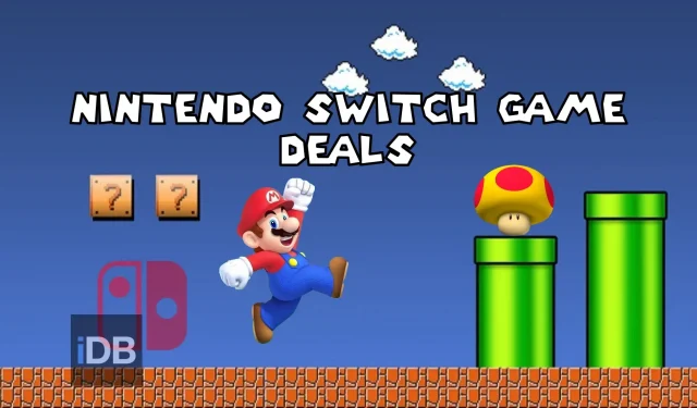 Profitez des offres sur les jeux et accessoires Nintendo Switch ce week-end