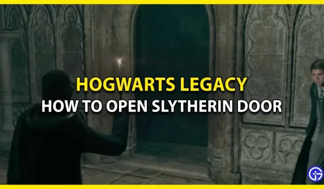 Kaip atidaryti Slytherin duris Hogvartso palikime