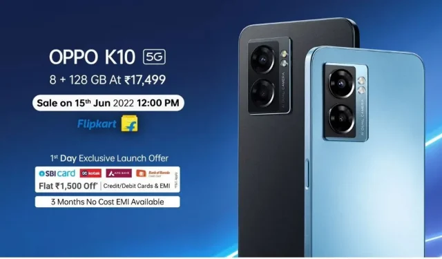 Oppo K10 5G lancé avec SoC Dimensity 810, prise en charge de la charge rapide 33W: prix en Inde, spécifications