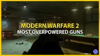 Top 5 des armes les plus puissantes de MW2