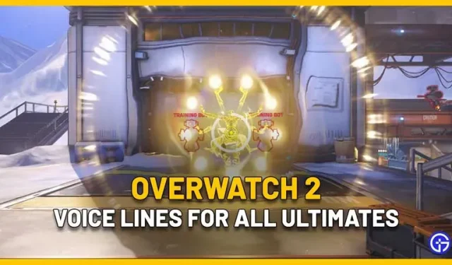 Overwatch 2 Ultimate Voice Lines of All Heroes