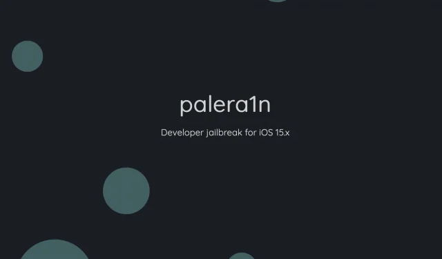 iOS 15.x Jailbreak basado en el desarrollador Palara1n checkm8 ahora es compatible con varios iPads