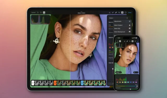 Omgedoopt tot Photomator, Pixelmator Photo voor iPhone en iPad ondersteunt AI-ondersteunde selectie, maskering en andere nieuwe functies.