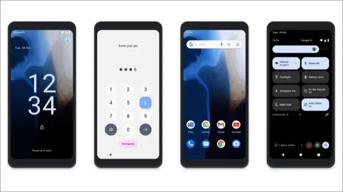 Pixel 7a läuft auf dem Standard-Android 13
