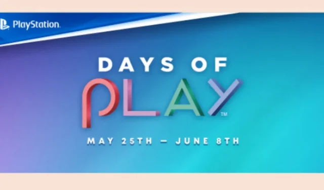 La vente PlayStation Days of Play commence le 25 mai