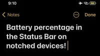 Зачем ждать, пока iOS 16 покажет процент заряда батареи в строке состояния вашего телефона с надрезом? Этот джейлбрейк-твик позволяет вам получить его прямо сейчас